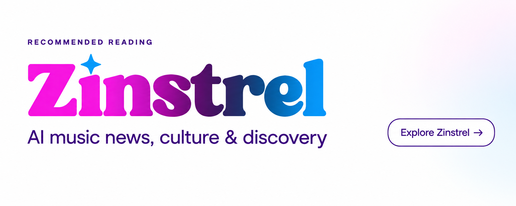Zinstrel – AI music news, culture and discovery